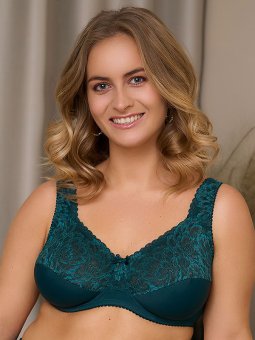 BEATE PLAIN - Plus Size BH med bøyle fra Plaisir