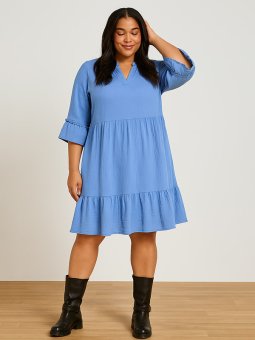 CARTHYRA - Plus Size Kjole fra Only Carmakoma