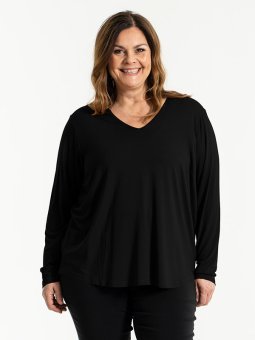 GITTE  - Plus Size Bluse fra Gozzip