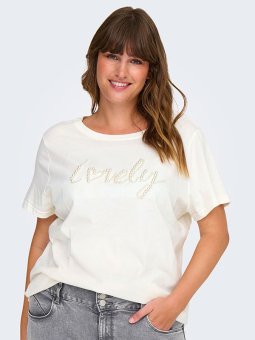 CARAMY - Plus Size T-shirt fra Only Carmakoma