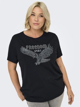 CARCRUZ - Plus Size T-shirt fra Only Carmakoma