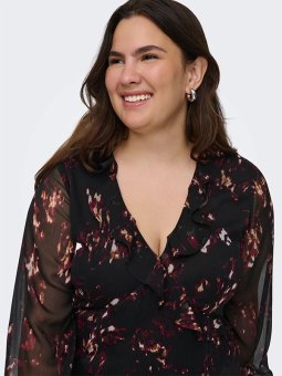 CARINDIGO - Plus Size Kjole fra Only Carmakoma