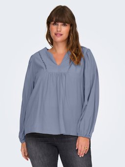 CARMYRNA - Plus Size Bluse fra Only Carmakoma