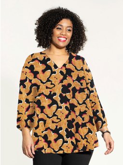 EMMY - Plus Size Bluse fra Studio