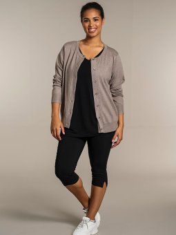 Plus Size Cardigan fra Sandgaard