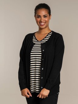 Plus Size Cardigan fra Sandgaard