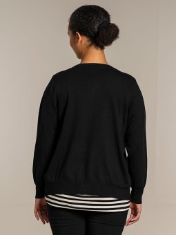 Plus Size Cardigan fra Sandgaard