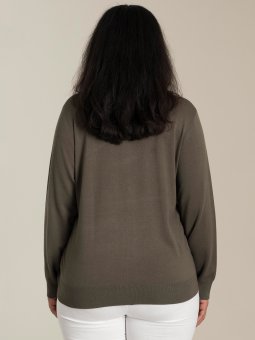 Plus Size Cardigan fra Sandgaard