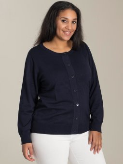 Plus Size Cardigan fra Sandgaard