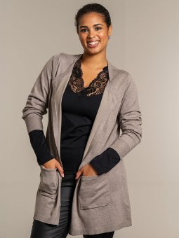 Plus Size Cardigan fra Sandgaard