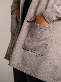 Plus Size Cardigan fra Sandgaard