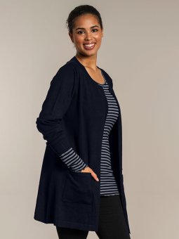 Plus Size Cardigan fra Sandgaard