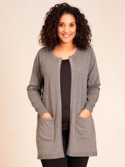 Plus Size Cardigan fra Sandgaard