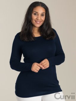 Plus Size Bluse fra Sandgaard