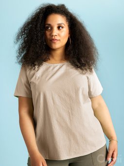 AMIN - Plus Size Bluse fra Zhenzi